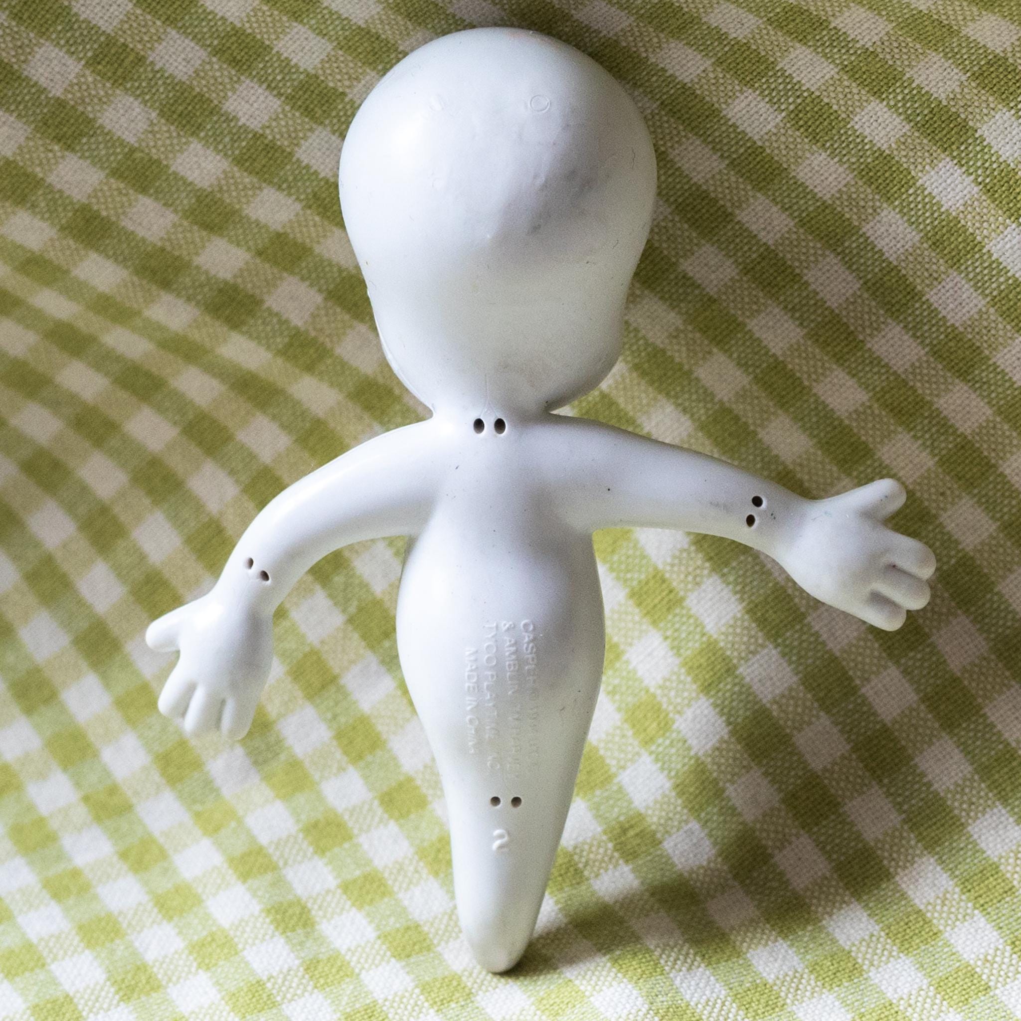 Vintage 1994 Casper & Fatso Bendy Figures by Tyco Playtime - 90s