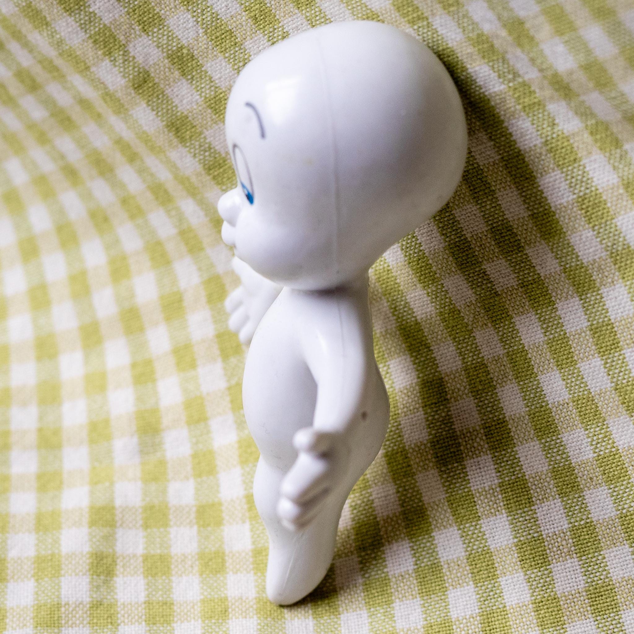 Vintage 1994 Casper & Fatso Bendy Figures by Tyco Playtime - 90s