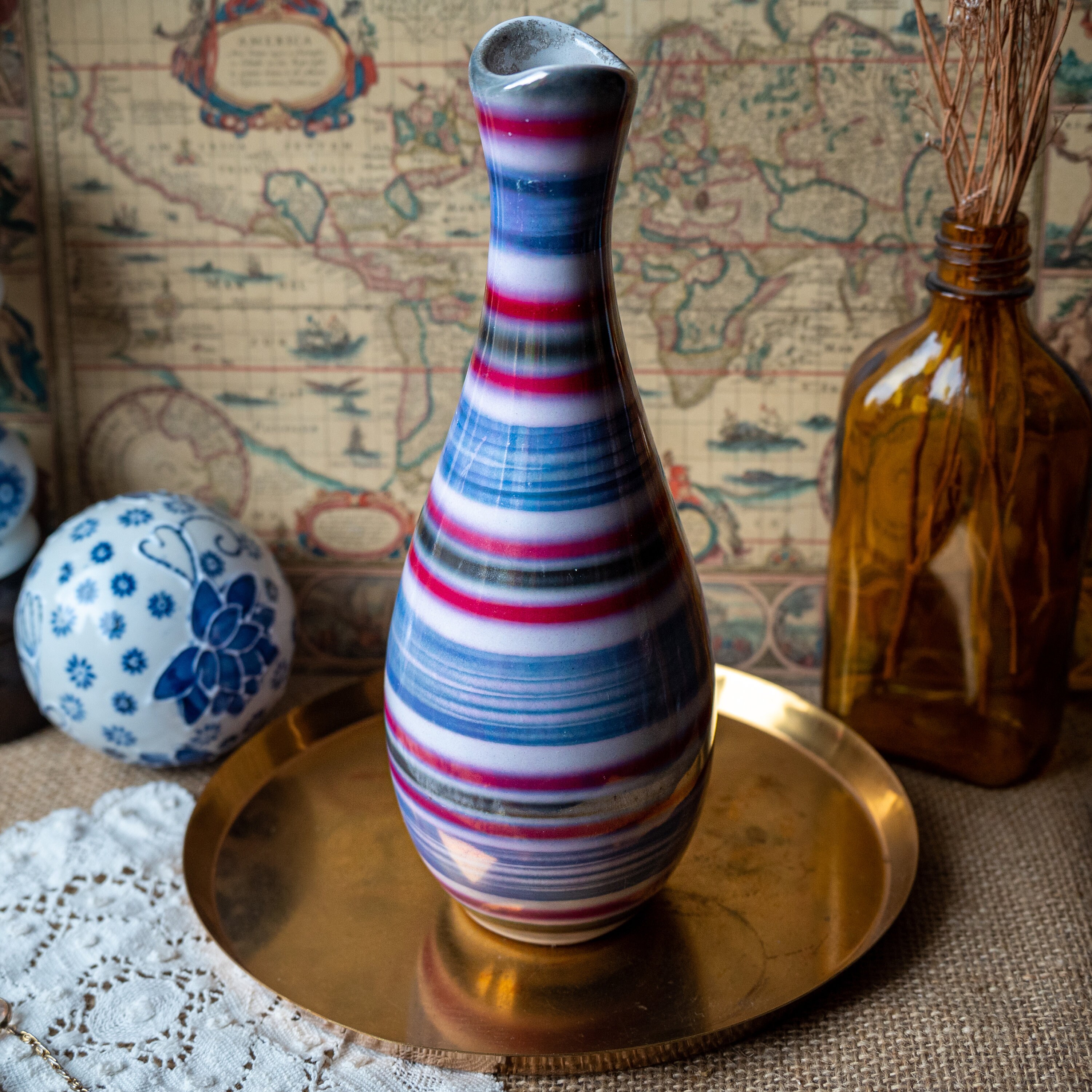 花瓶・フラワースタンド Iparmuvesz Keramia Hungary fatlava Lora Iparmuvesz Keramia Hungary fatlava Lora