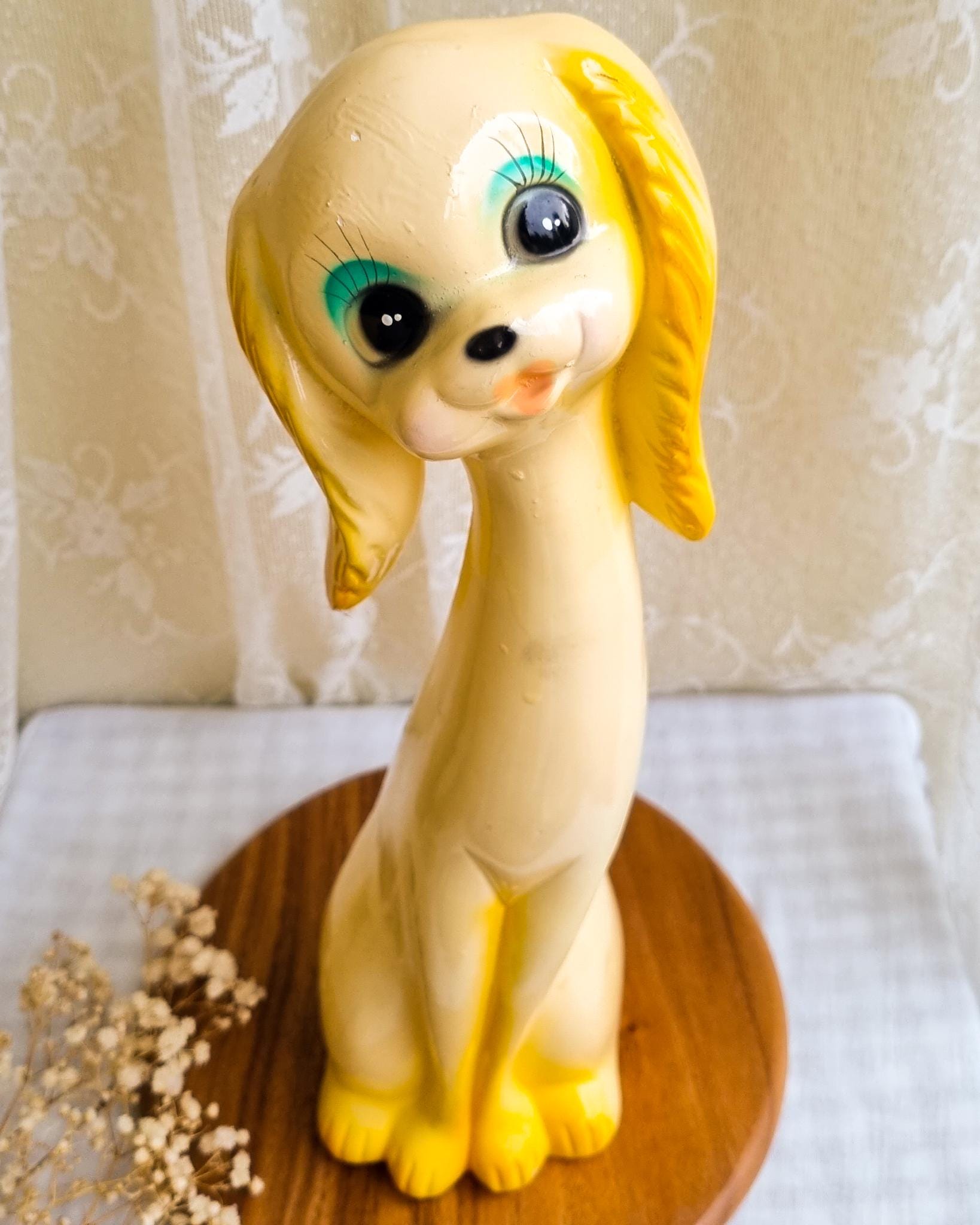 ヴィンテージ ロングネック チョークウェア ドッグ • 50年代 キッチュ 