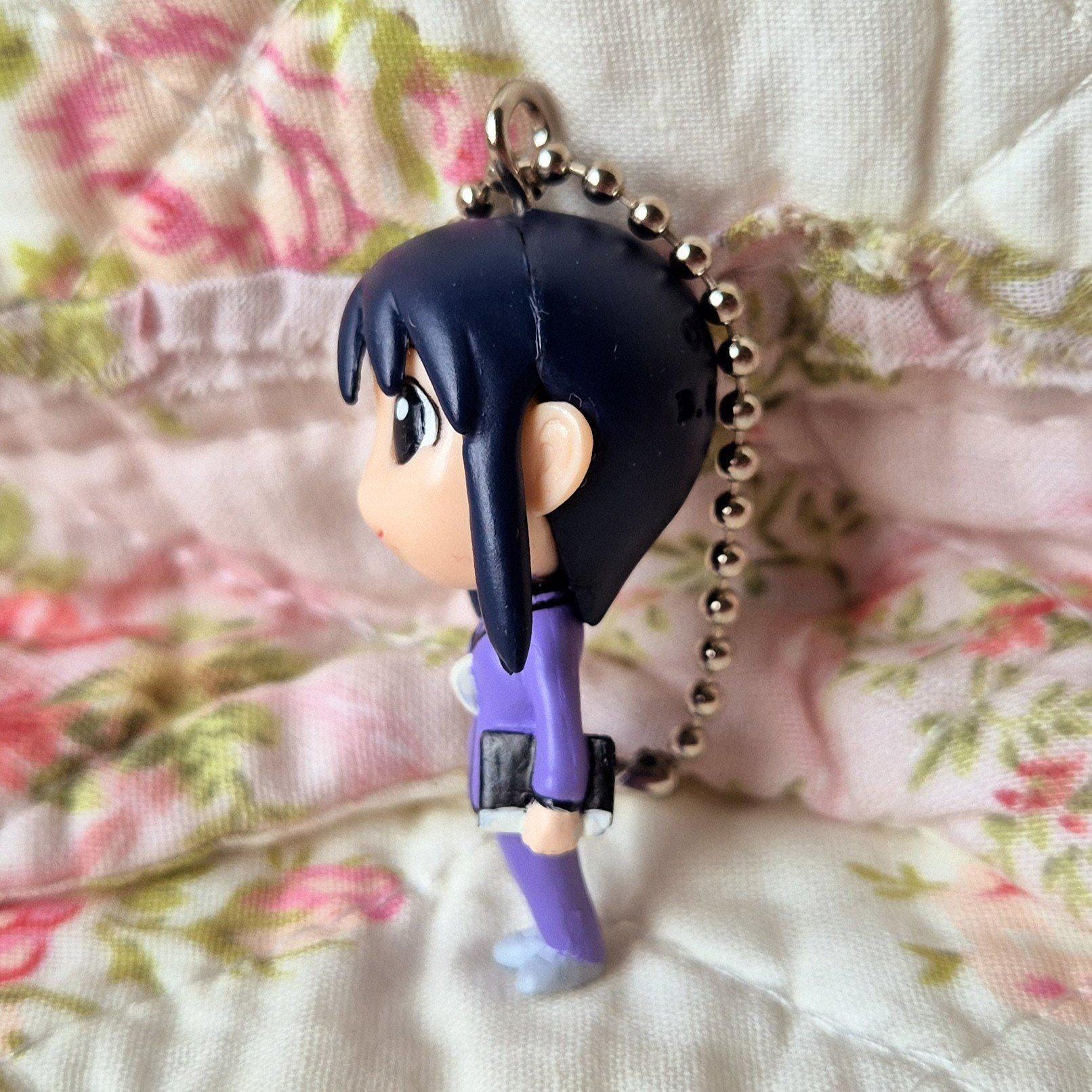 Vintage 2001 Bandai Azumanga Daioh Kurosawa Minamo Keychain Japan