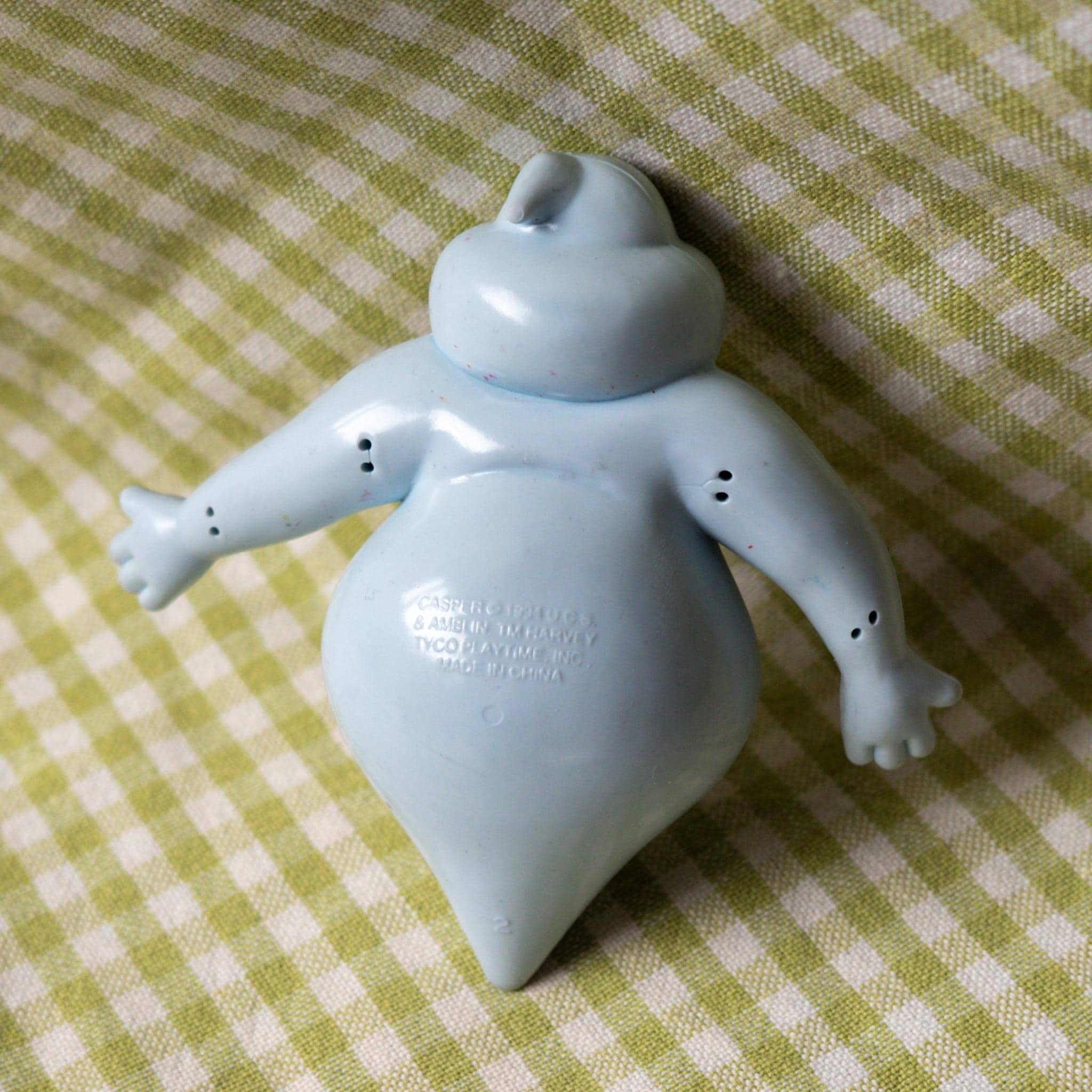 Vintage 1994 Casper & Fatso Bendy Figures by Tyco Playtime - 90s