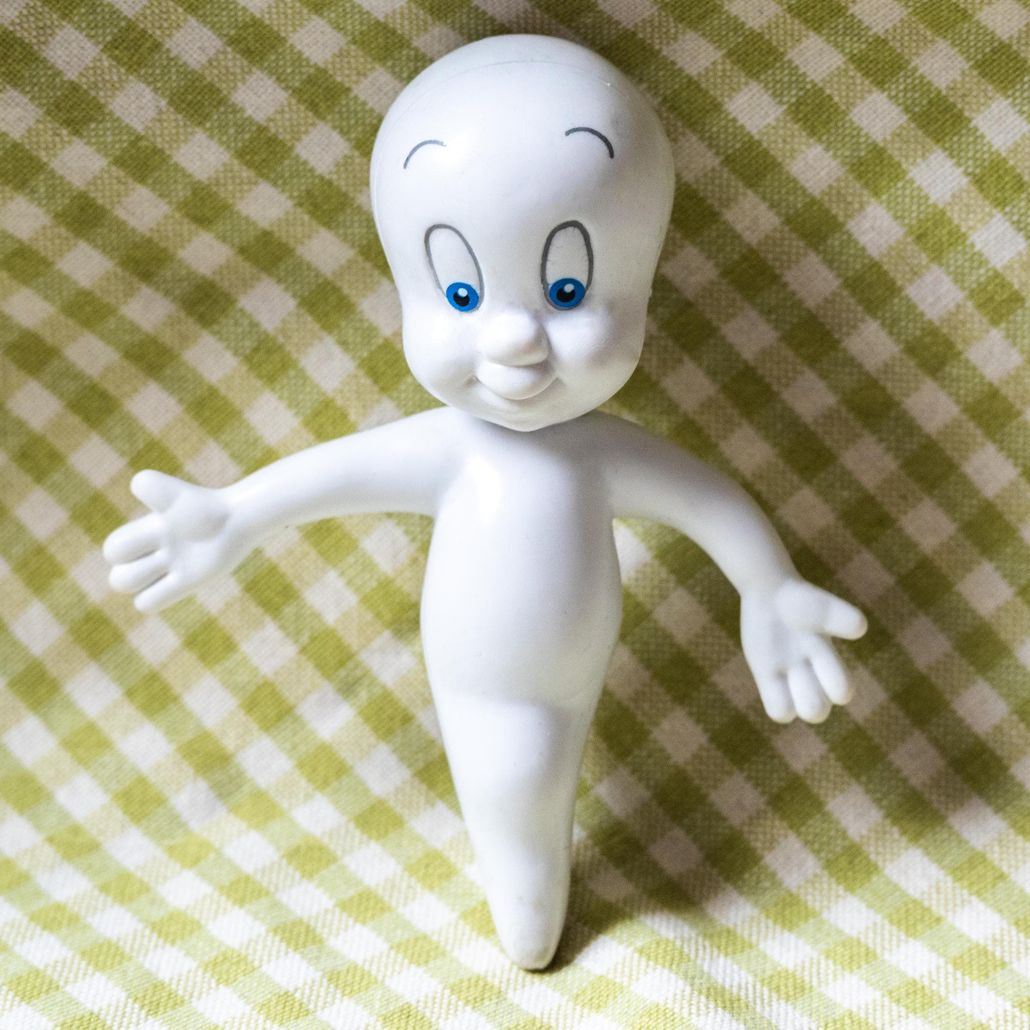 Vintage 1994 Casper & Fatso Bendy Figures by Tyco Playtime - 90s