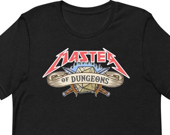 Master of Dungeons T-Shirt: DND Gaming Tee for Men & Women