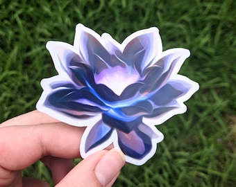 Mtg Black Lotus vinyl sticker - Magic the gathering waterproof decal