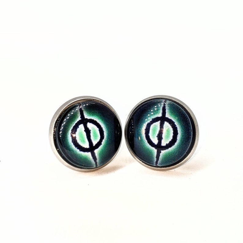 Phyrexian Symbol Earrings Magic the Gathering Jewelry MTG Etsy