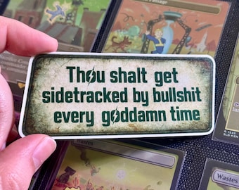 Te distraerás con tonterías - pegatina divertida sobre TDAH