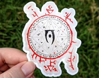 Oblivion Vinyl Sticker: Waterproof Gamer Decal