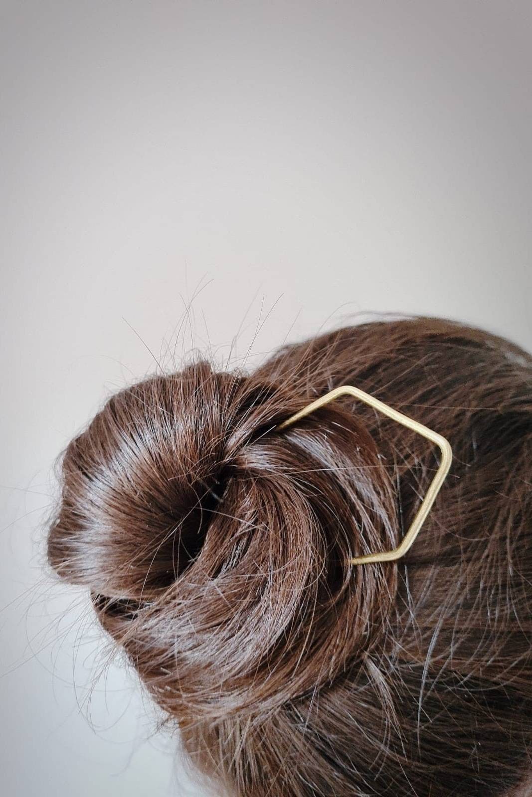 Gold Hair Pin Brass Hair Fork Simple Hair Pin Hair Stick - Etsy UK
