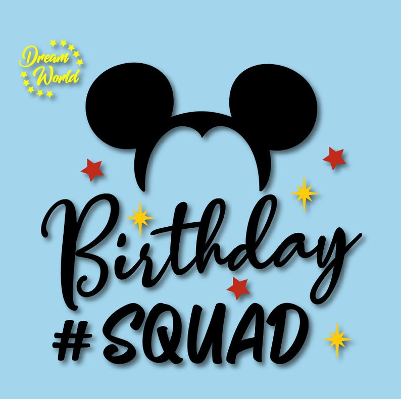 Download Clip Art Birthday Squad Svg Png Disney Trip Svg Disney Svg Disney Squad Svg Dxf Instant Download Disney Birthday Squad Svg Mickey Mouse Svg Art Collectibles