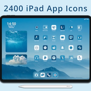 Sky Themed iPad App Icons | Aesthetic App Icons | App Covers | iPad App Icons | iOS 15 Icons | App Icons for iPad | Icons Bundle