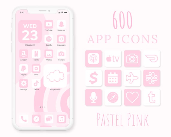 Pink Widget in 2023  Iphone icon, Custom icons, Ipad wallpaper
