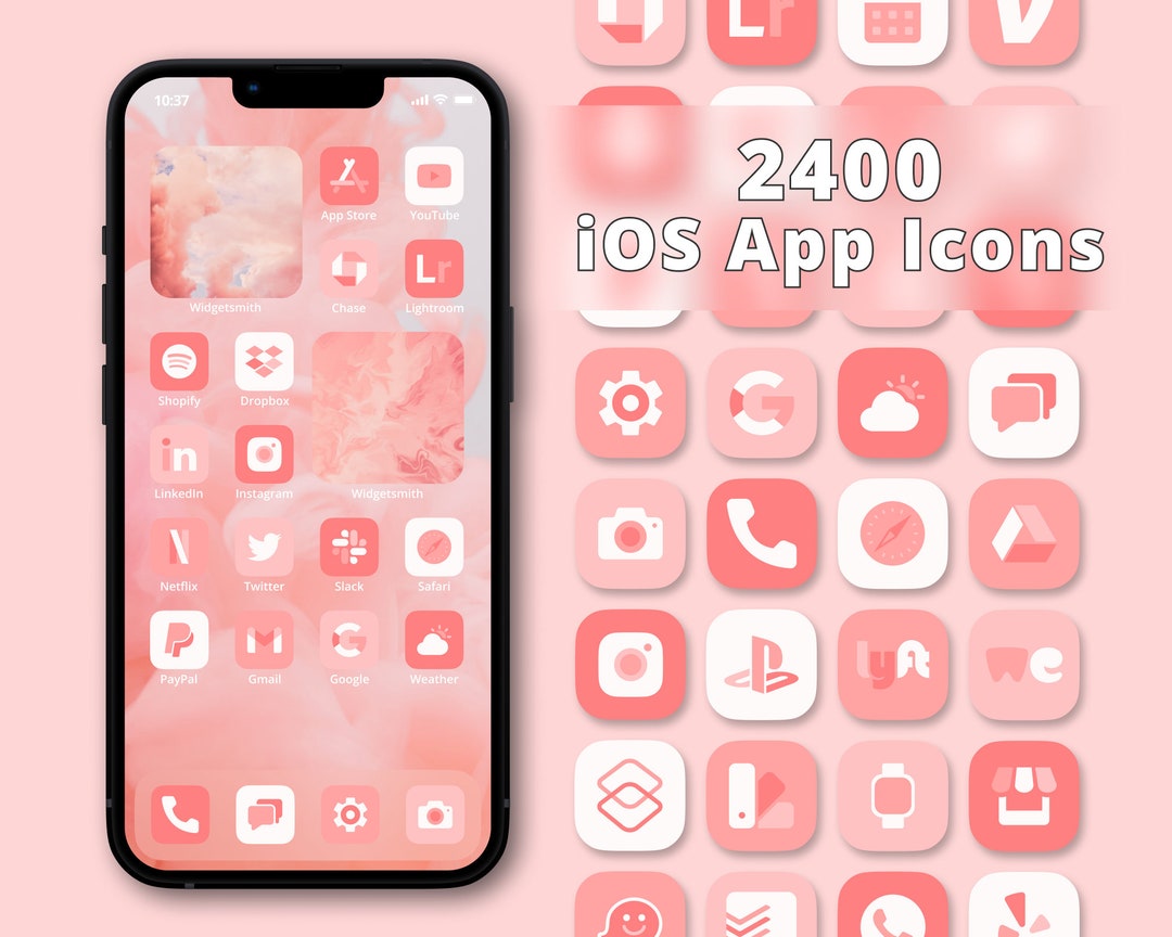 Red App Icon Pack Aesthetic App Icons Red App Covers Red iPhone App Icons Ios 15 Icons Red App