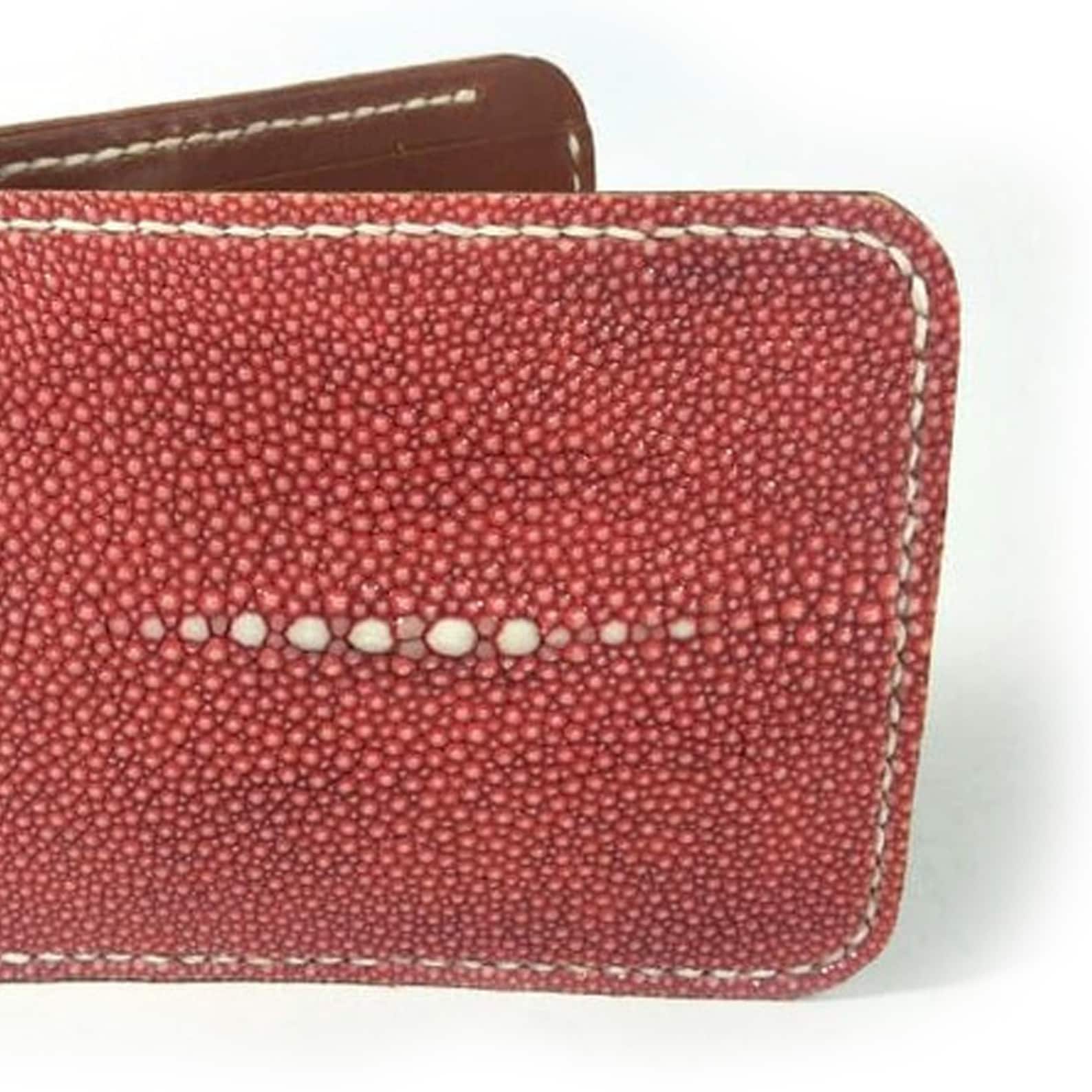 Stingray Wallet Handmade Stingray Wallet Genuine Stingray Skin Etsy