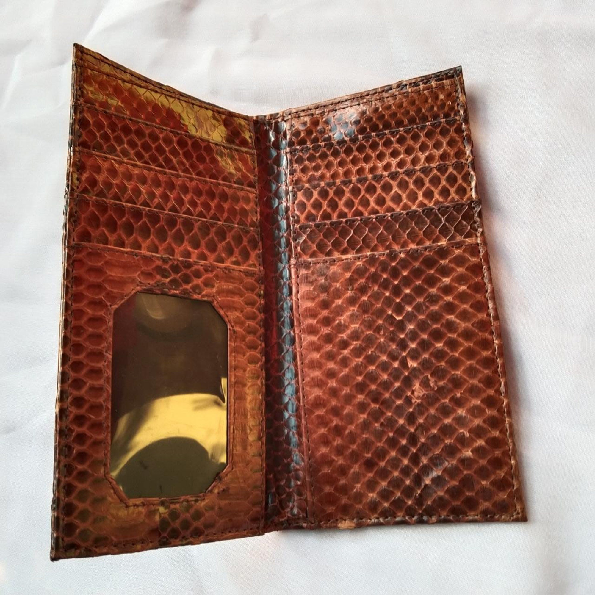 Snakeskin Wallet Cobra Leather Premium Wallet Handmade Snake Etsy