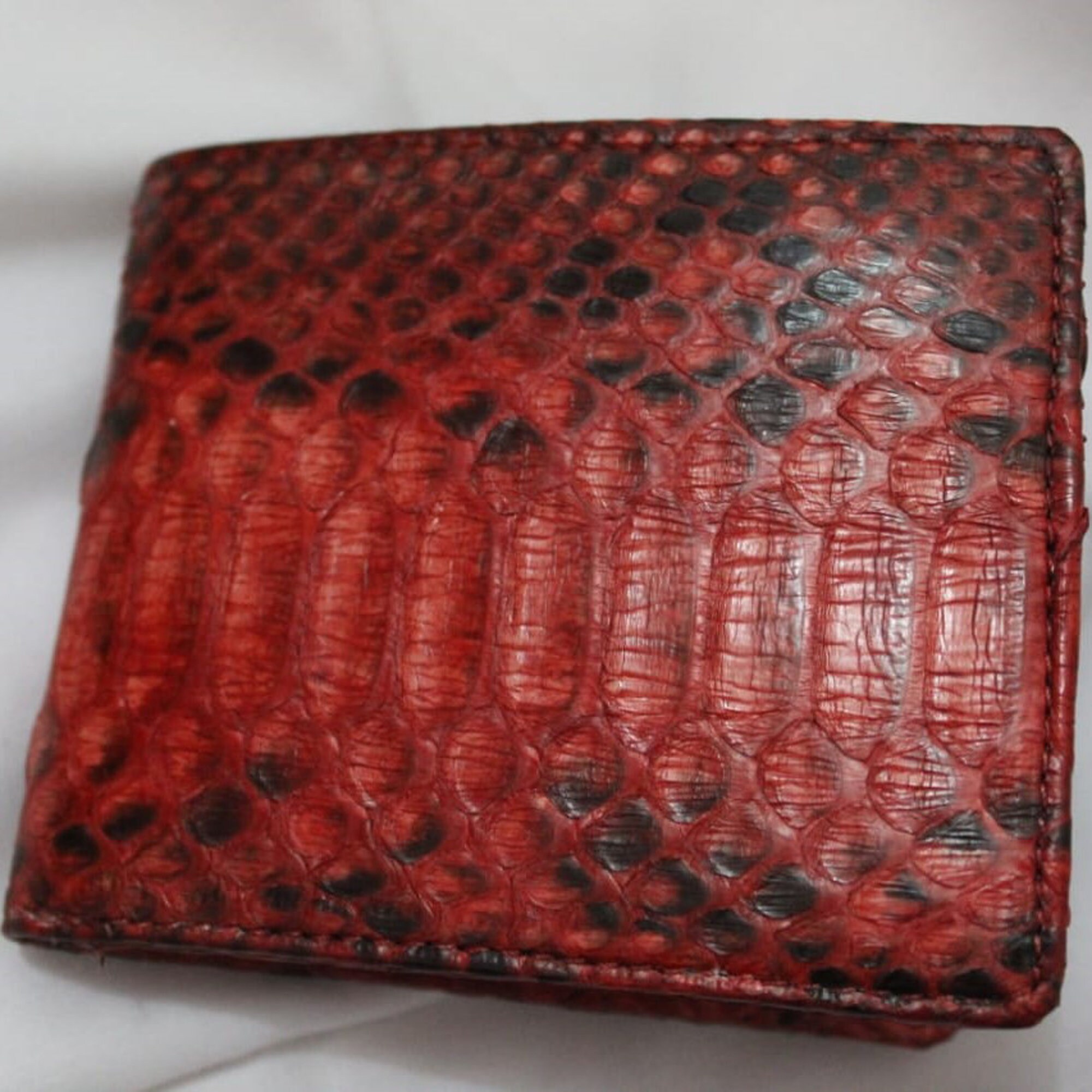 Python Skin Wallet Full Python Skin Wallet Handmade Snakeskin | Etsy