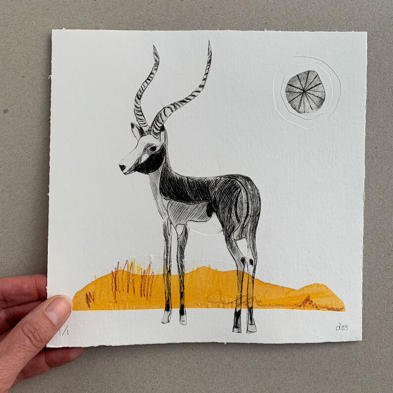 Nursery Art Original Art for Kids Room Lovely Engraving With Etsy