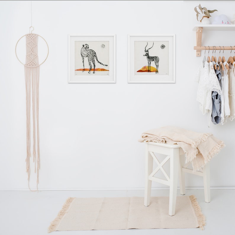 Nursery Art Original Art for Kids Room Lovely Engraving With Etsy