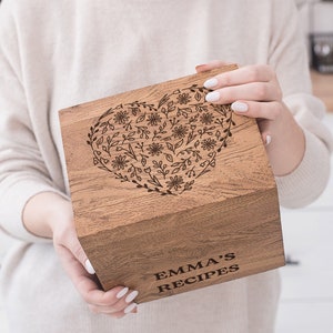 Recipe Box and Cards Etsy New Zealand