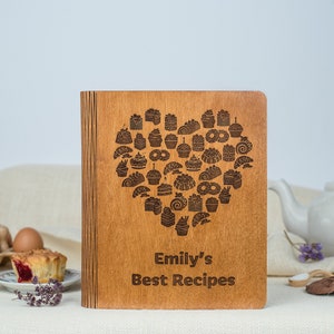 Personalized recipe binder book image 1