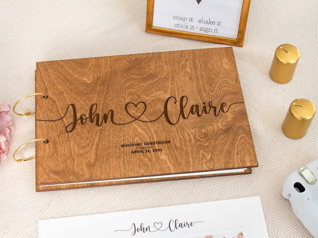 Polaroid Instax Guest Book for Wedding Bridal Baby Shower Personalized