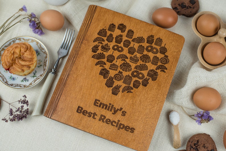 Personalized recipe binder book image 9