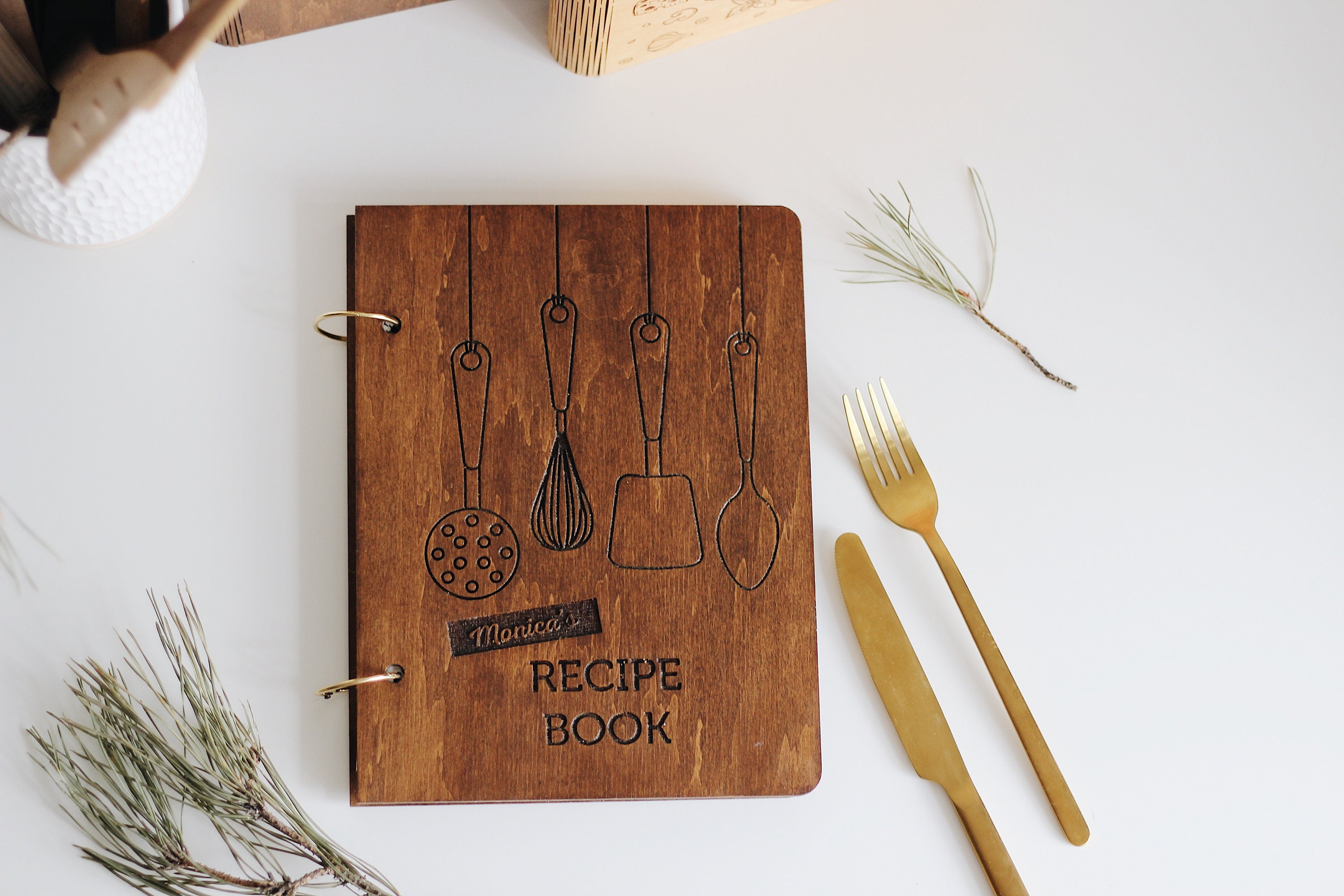 Personalized recipe binder Recipe book Cookbook Personalized | Etsy