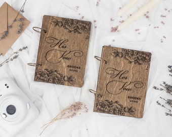 Vow Books Set of 2 His and Hers Wedding Book