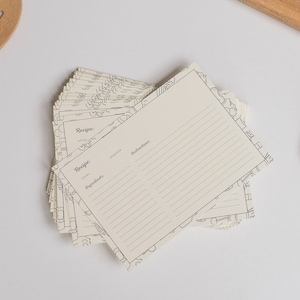 Receptkaarten voor Receptendoos 4x6