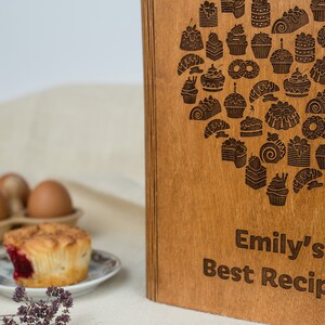 Personalized recipe binder book image 2