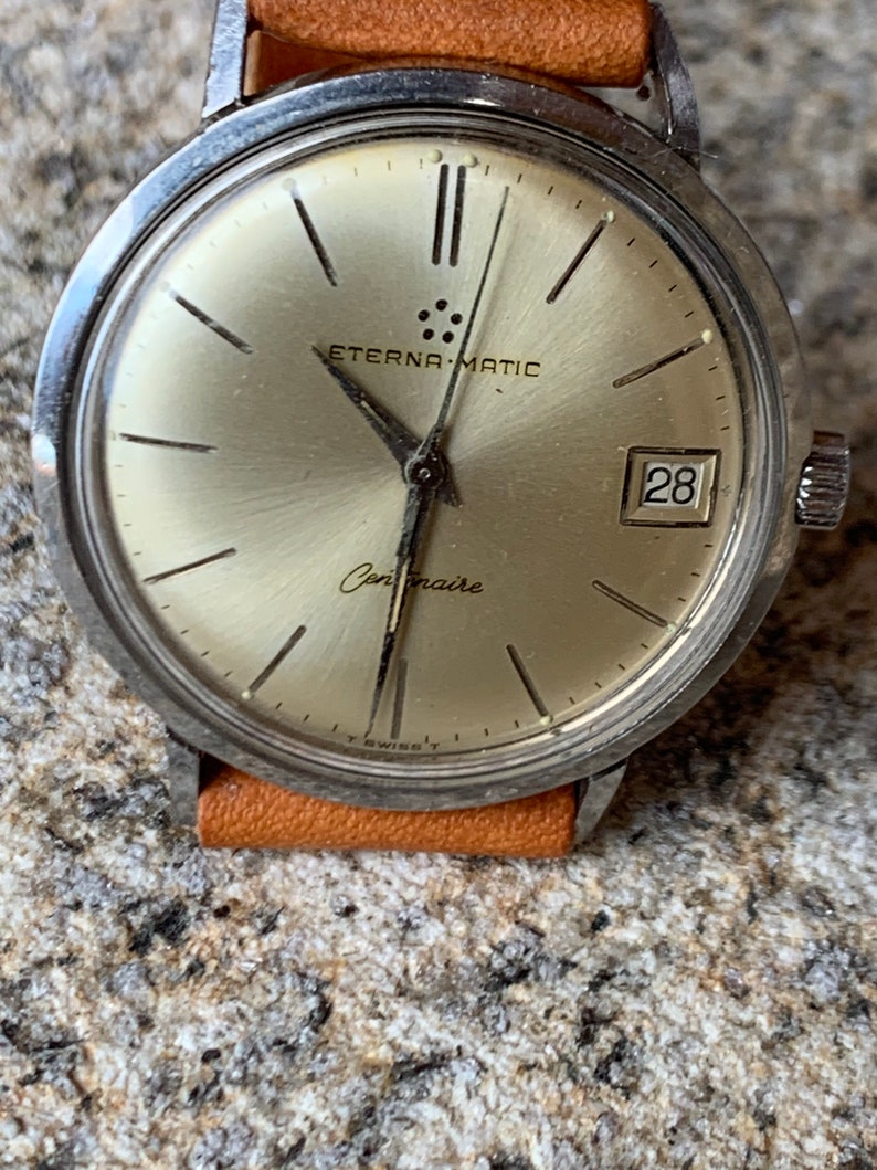 Eterna Matic Centenaire Vintage Heren Dress Watch | Etsy