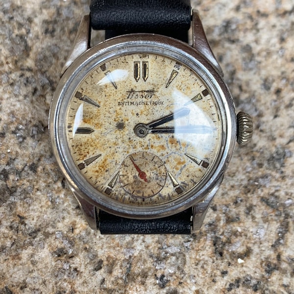 Tissot Antimagnetique Seconden Sub-Dial – Vintage Horloge