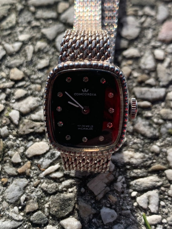 Montre Bracelet Mécanique Vintage Femme Envoy - 17 Rubis Incabloc - Occasion