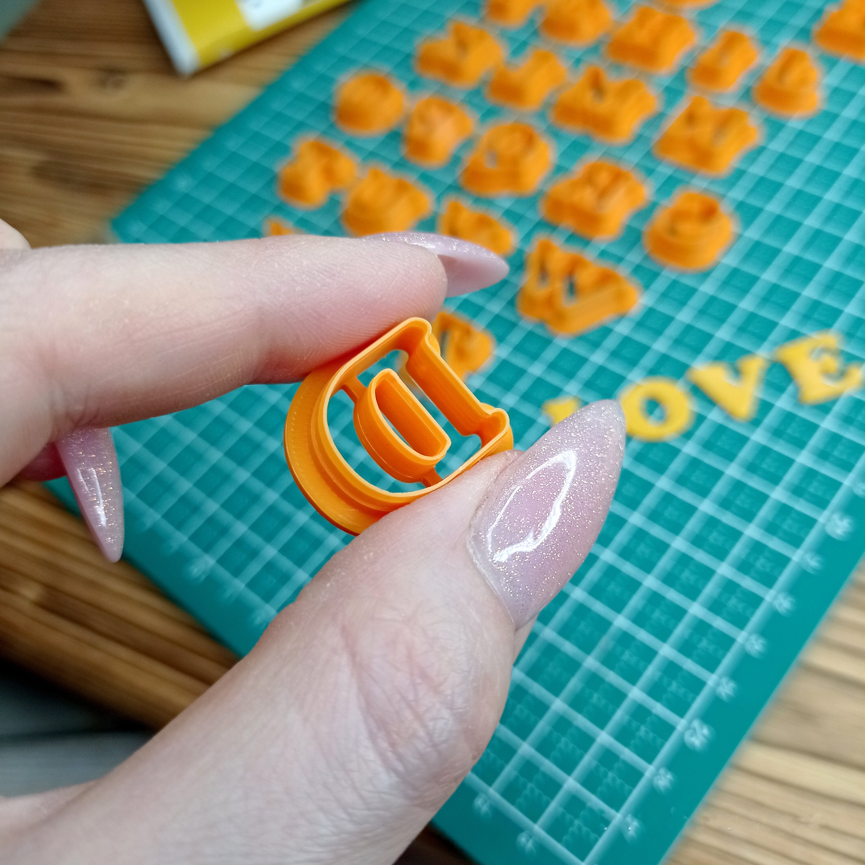 Polymer clay cutters. Alphabet cutters. Set of letters. Etsy
