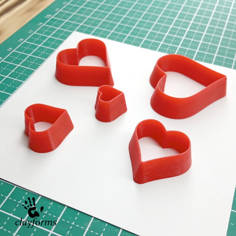 Polymer Clay Cutters Heart Cutter Clay Cutters Clay Cutter Etsy Polymer Clay Cutters Heart Cutter Clay Cutters Clay Cutter Etsy