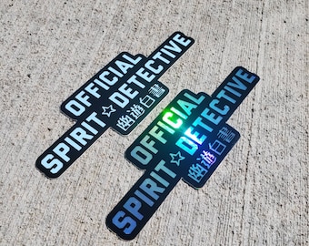 Spirit Detective Vinyl Sticker - Gift - Waterproof - Weatherproof - Decal for Laptop - Computer - Car - Desk - Crafting