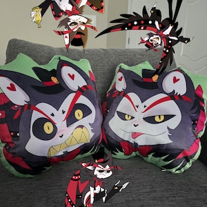 Husker Hazbin Hotel Plush Throw Shape Pillow 40 cm