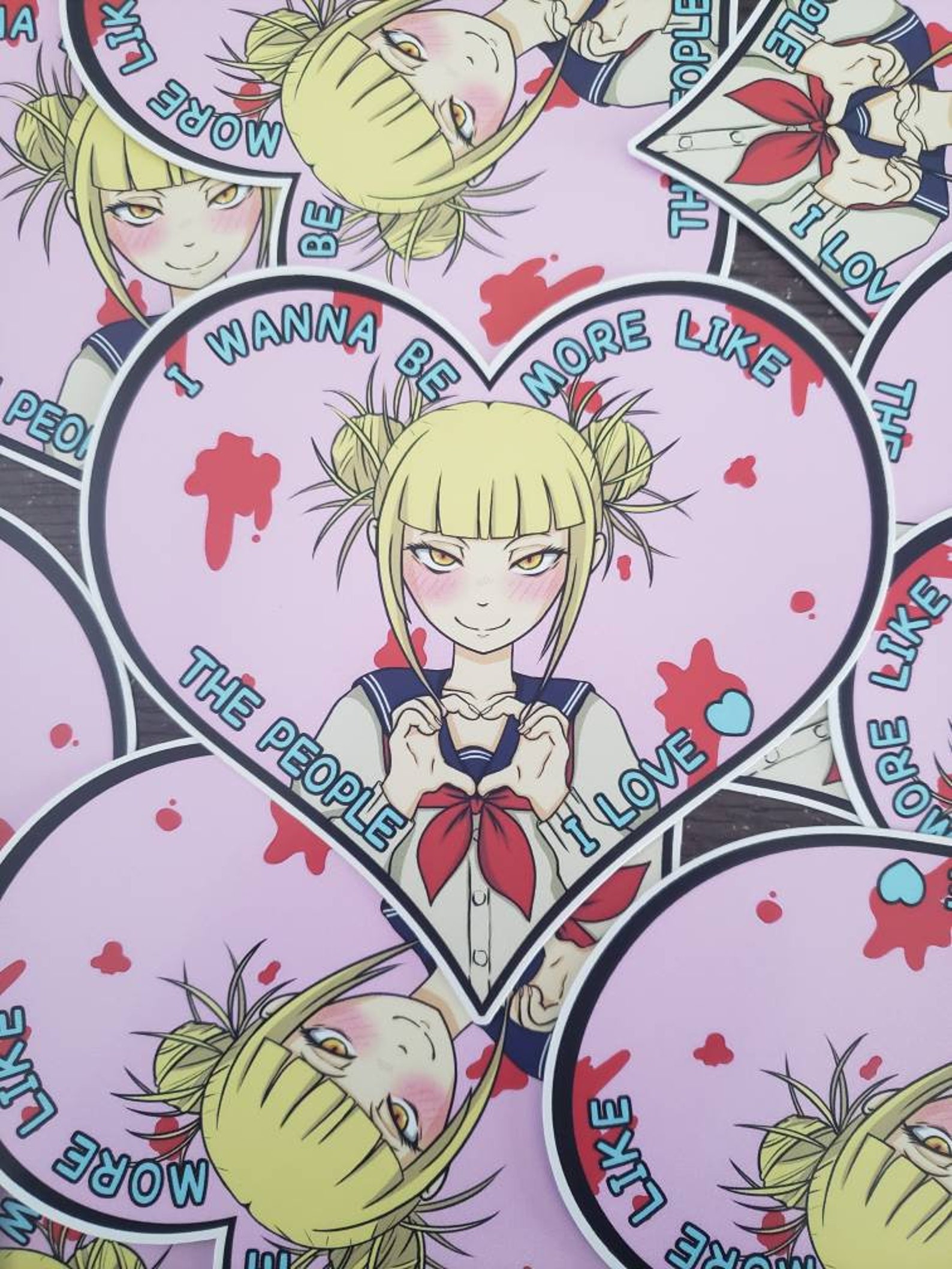 Himiko Toga Love Heart My Hero Academia Gift | Etsy