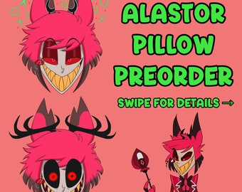 PREORDER Alastor Hazbin Hotel Plush Throw Shape Pillow 40 cm