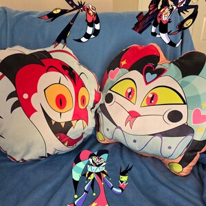 Fizzarolli Helluva Boss Plush Throw Shape Pillow 40 cm image 2