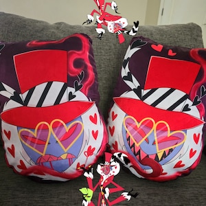 Valentino Hazbin Hotel Plush Throw Shape Pillow 40 cm