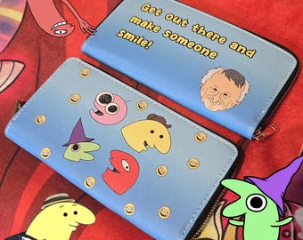 Smiling Friends Wallet Coin Pouch Zipper
