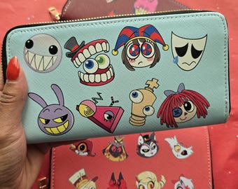 Amazing Digital Circus Wallet Long Coin Purse