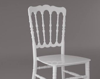 chaise de mariage Napoleon en blanc ou en doré