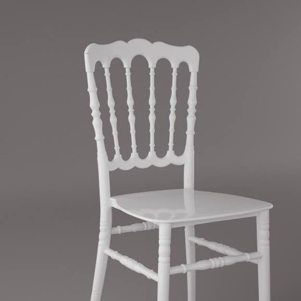 chaise de mariage Napoleon en blanc ou en doré