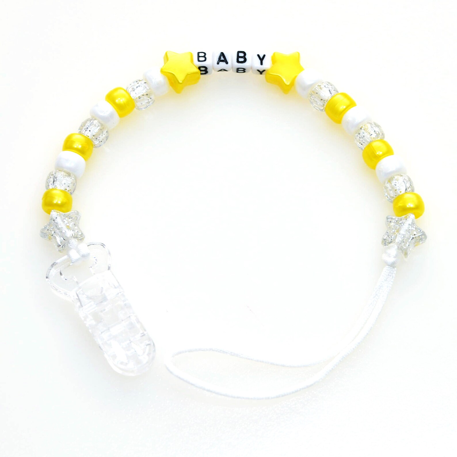 Baby Dummy Chain Personalizado Etsy