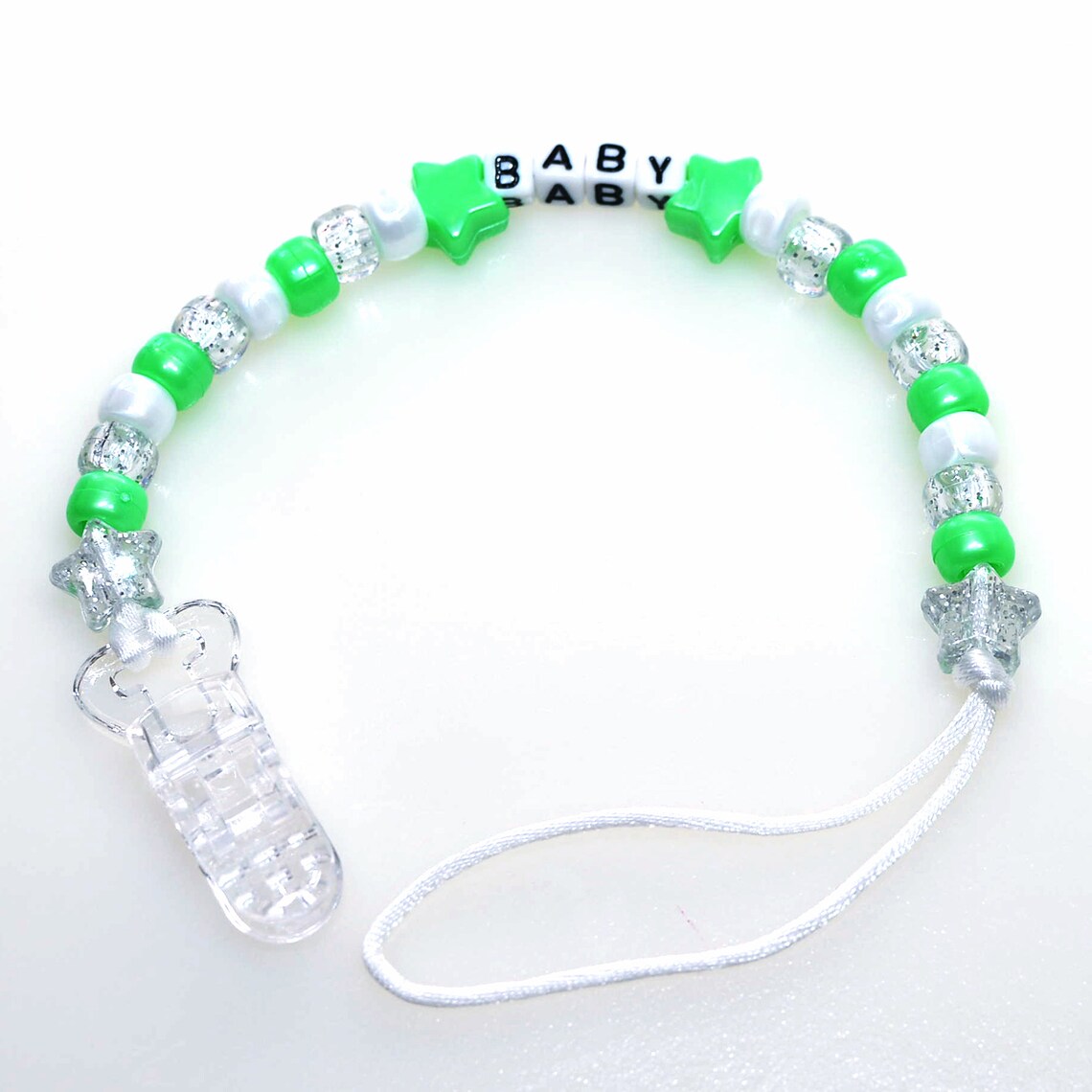 Baby Dummy Chain Personalizado Etsy