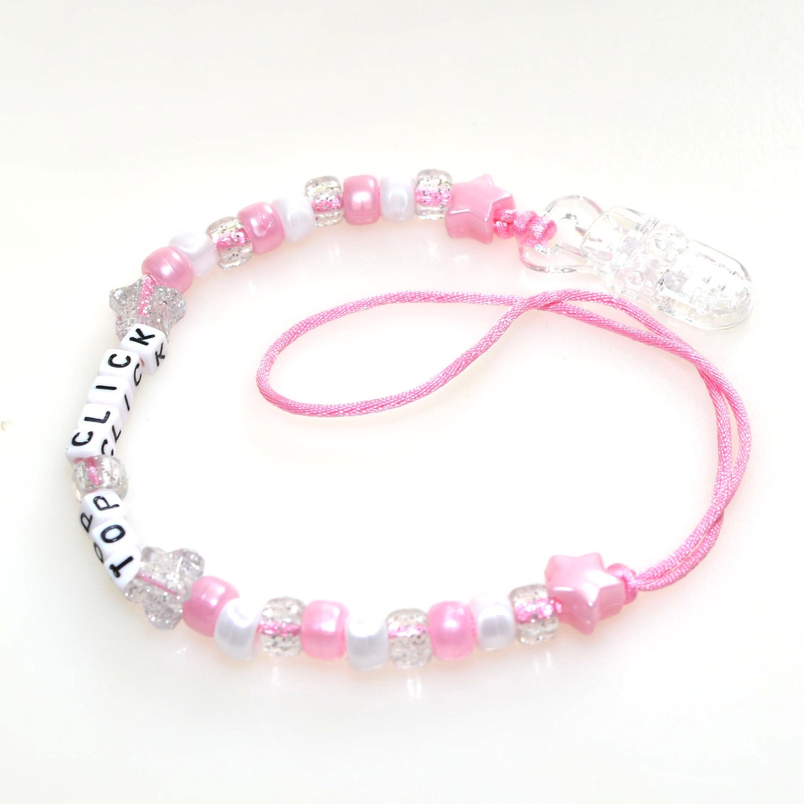 Baby Dummy Chain Personalizado Etsy