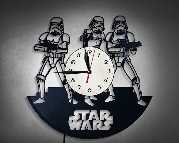 Star Wars 03 - Horloge disque vinyle déco