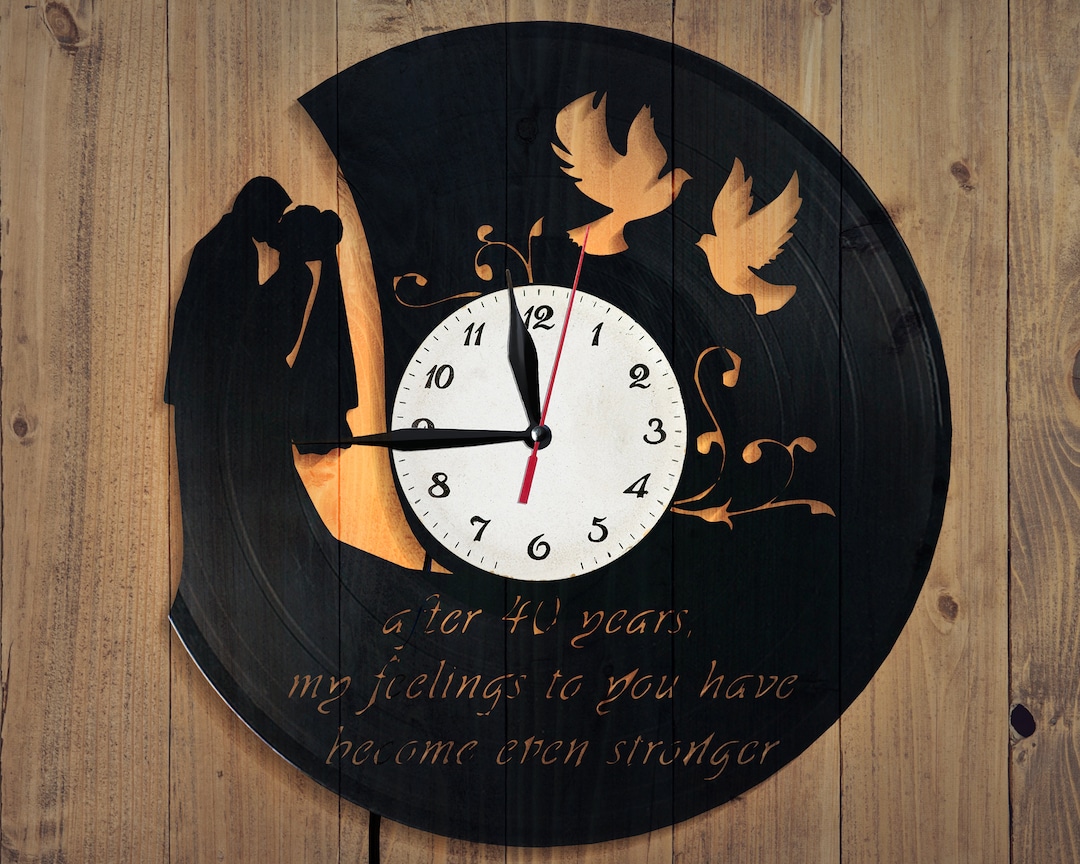Wedding Gift for Couple, Personalized Clock, Gift for Bride, Gift From